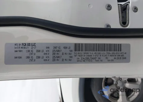 2018 Jeep Compass Latitude 4X4 from USA, damaged, VIN 3C4NJDBB6JT246497